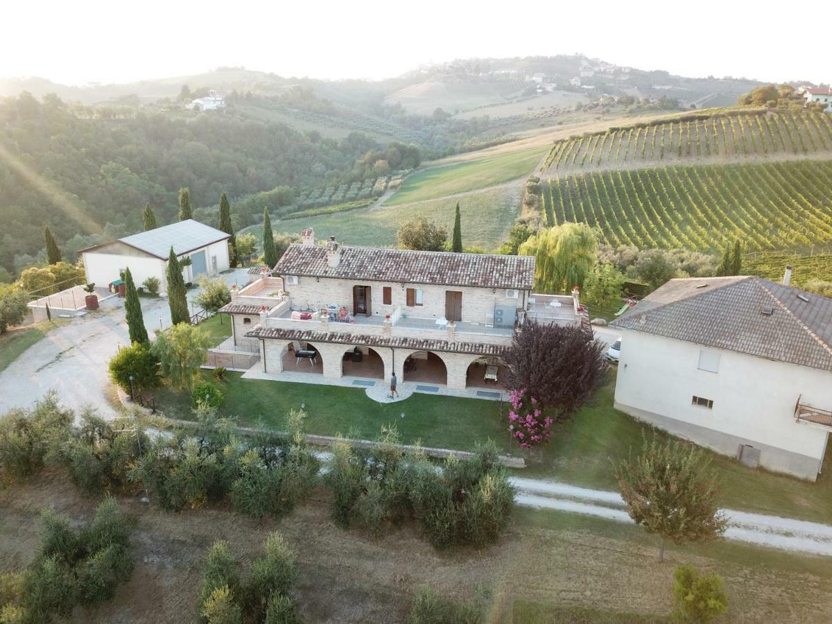 Agriturismo Alla Solagna Colli del Tronto Kültér fotó