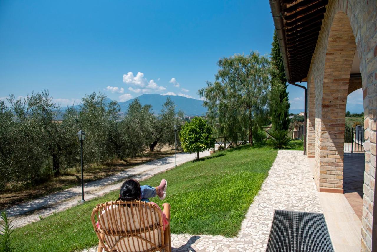 Agriturismo Alla Solagna Colli del Tronto Kültér fotó