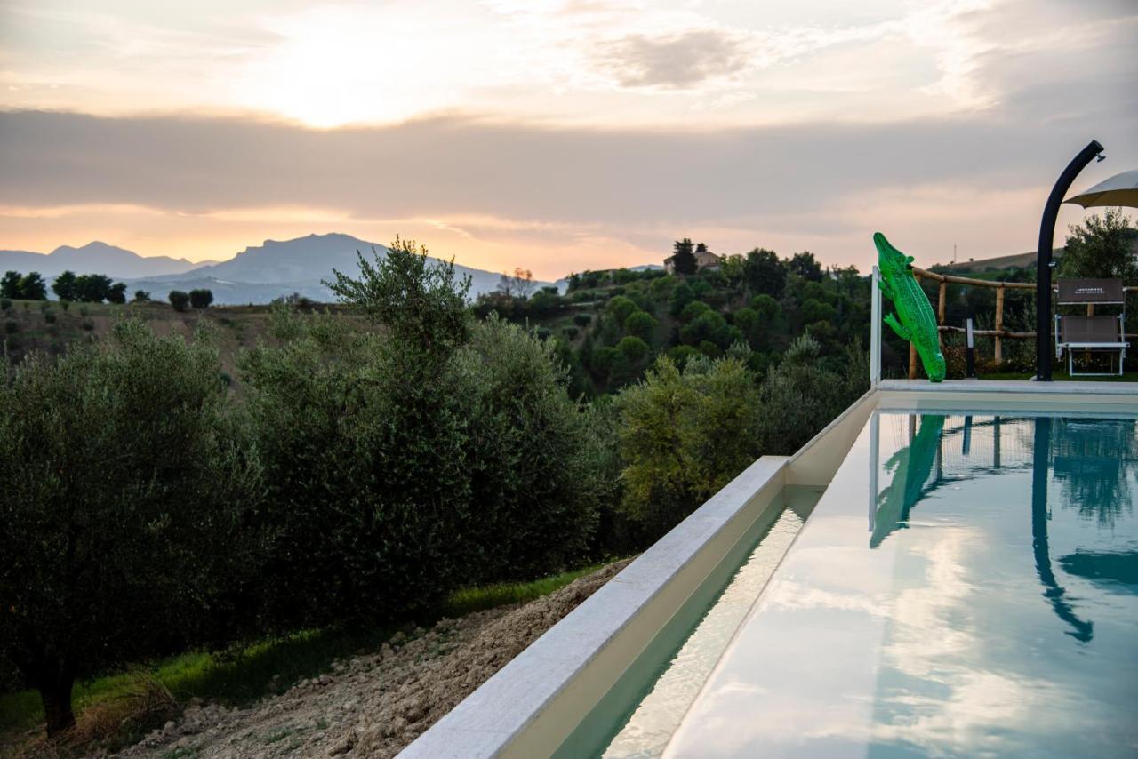 Agriturismo Alla Solagna Colli del Tronto Kültér fotó