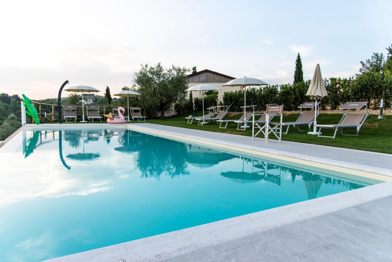 Agriturismo Alla Solagna Colli del Tronto Kültér fotó